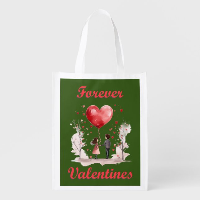Forever Valentines! Grocery Bag (Front)