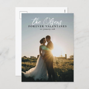 "Forever Valentines" Valentines Day Photo Postcard