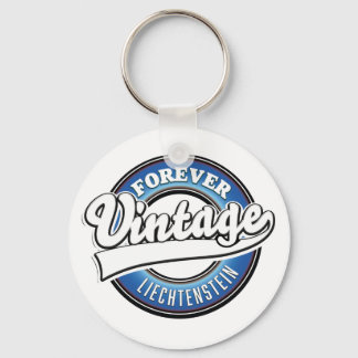 forever vintage liechtenstein logo keychain