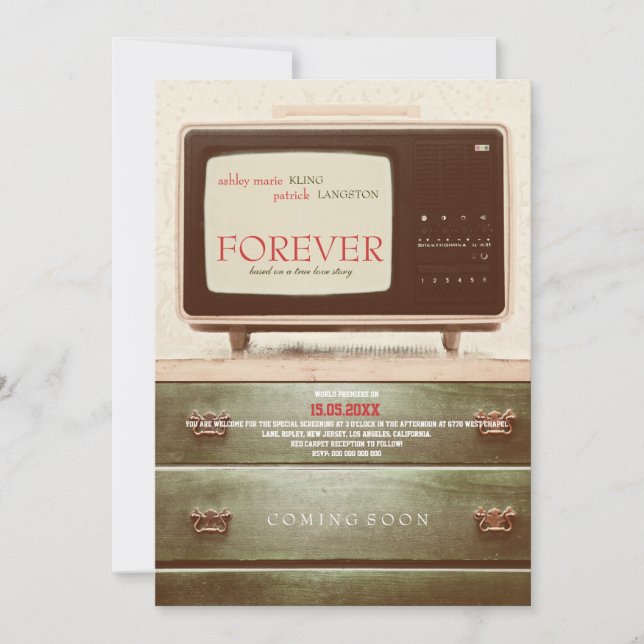 FOREVER - Wedding Invitation (Front)