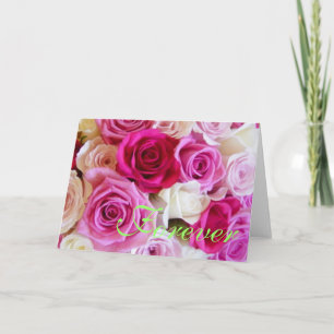 Forever wedding note cards