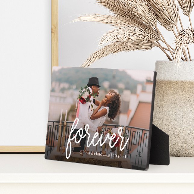 Forever | Wedding or Anniversary Photo Plaque (Creator Uploaded)