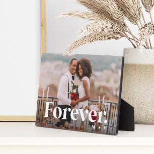 Forever Wedding or Engagement Horizontal Photo Plaque