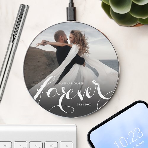 FOREVER Wedding Photo Wireless Charger