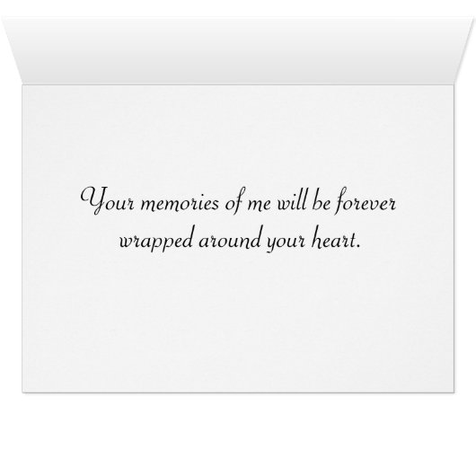 Forever Wrapped Around Your Heart (Inside Horizontal (Bottom))