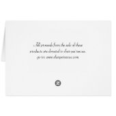 Forever Wrapped Around Your Heart Cards (Back Horizontal)