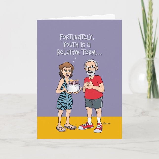 "Forever Young" 65th Birthday Card (Front)