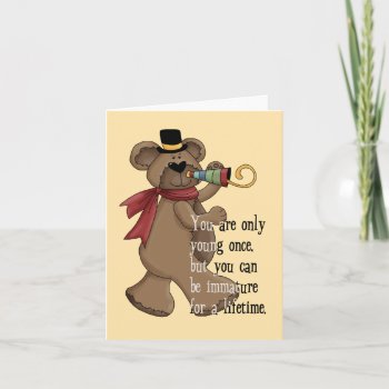 Forever Young Birthday Card by RainbowCards at Zazzle