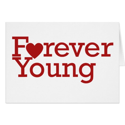 Forever Young Cards (Front Horizontal)