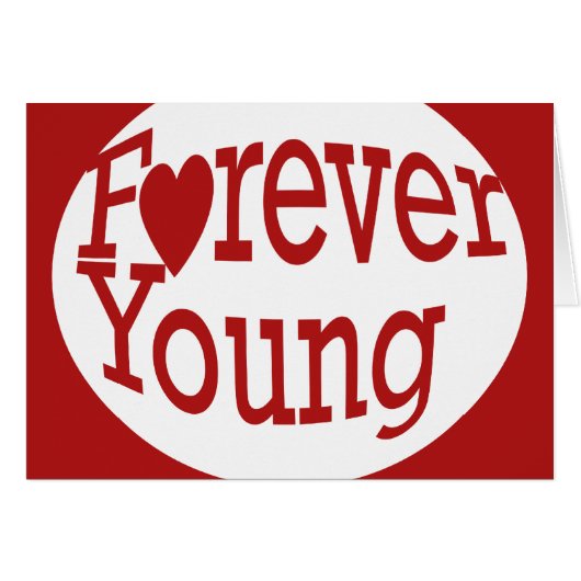 Forever Young Cards (Front Horizontal)