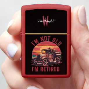 Forever Young: I'm Not Old I'm Retired Zippo Lighter