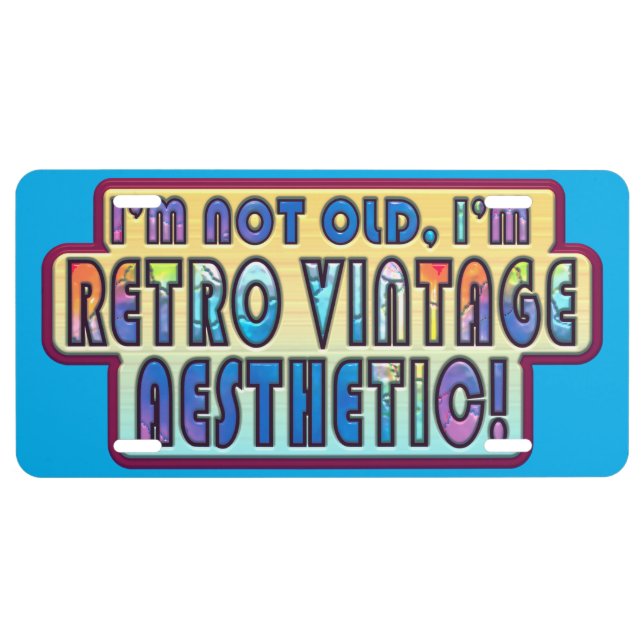 FOREVER YOUNG LICENSE PLATE (Front)