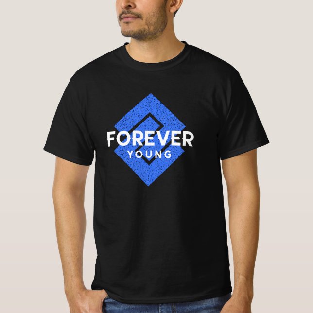 FOREVER YOUNG - Men's T-Shirt (Front)