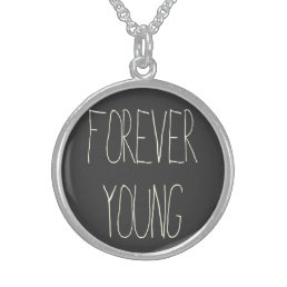 Forever young sterling silver necklace