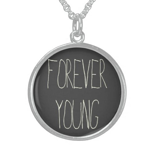 Forever young sterling silver necklace