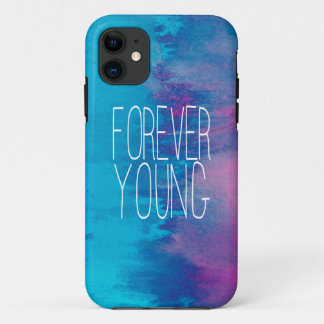 Forever Young Turquoise Ombre iPhone 11 Case