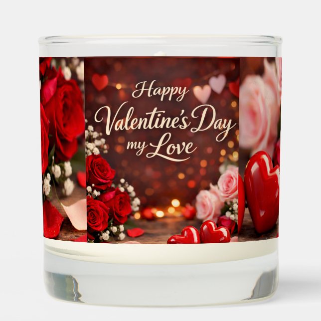'Forever Your Valentine' Scented Jar Candle (Front)