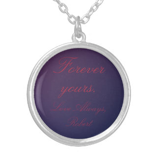 Forever Yours - Romance Lover Gift Silver Plated Necklace