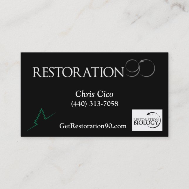 ForeverGreen Restoration90 Biz Card (Front)