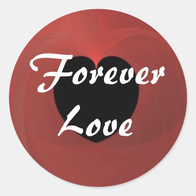 ForeverLove Classic Round Sticker (Front)