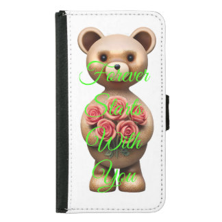 Forevrer stay with you  samsung galaxy s5 wallet case