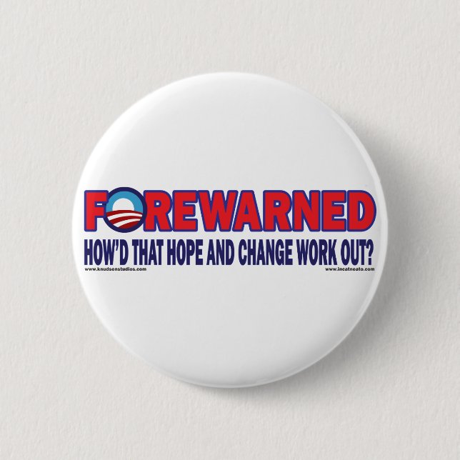 Forewarned - button (Front)