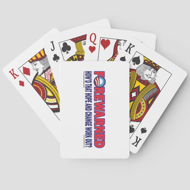 Forewarned - poker cards (Back)