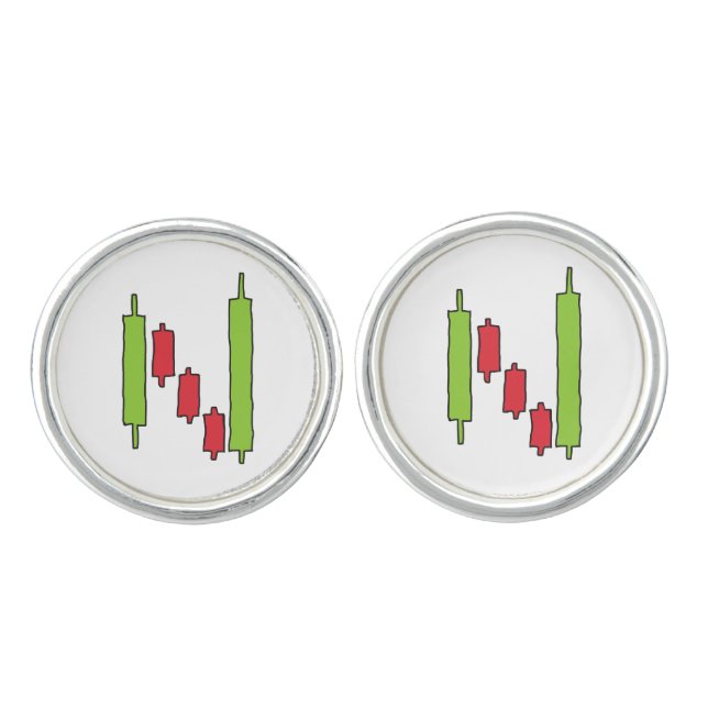 Forex FX Trading Cufflinks (Front)