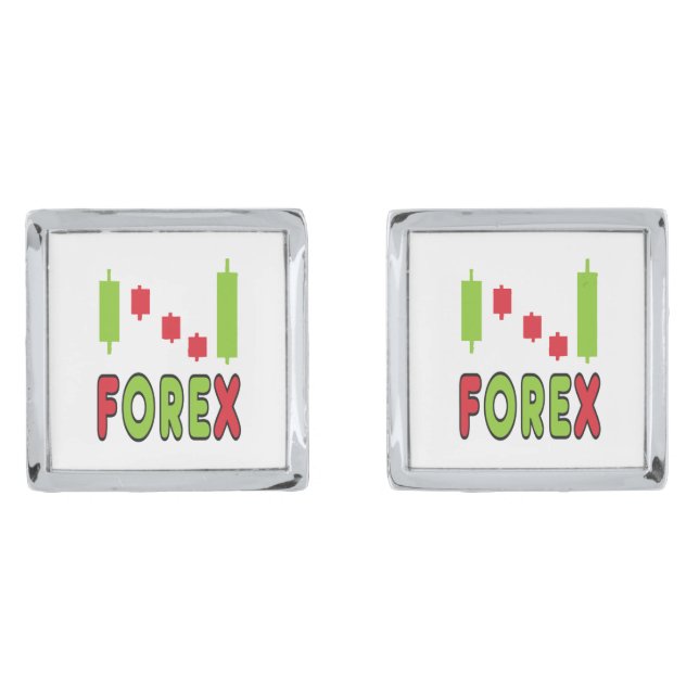 Forex FX Trading Cufflinks (Front)