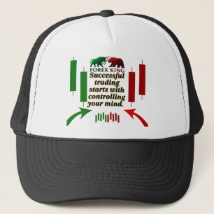 Forex King Trading Motivation Cap – Bull and Bear