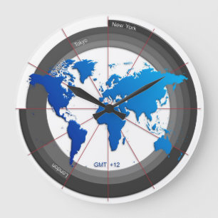 Forex Markets Timezone Clock GMT+12 hr