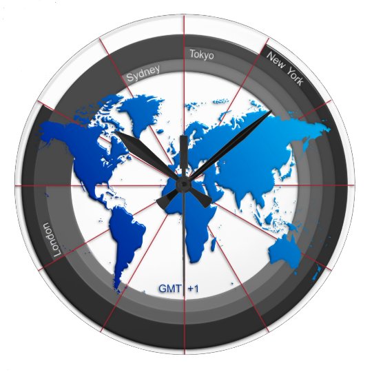 Forex Markets Timezone Clock Gmt 1 Hr - 