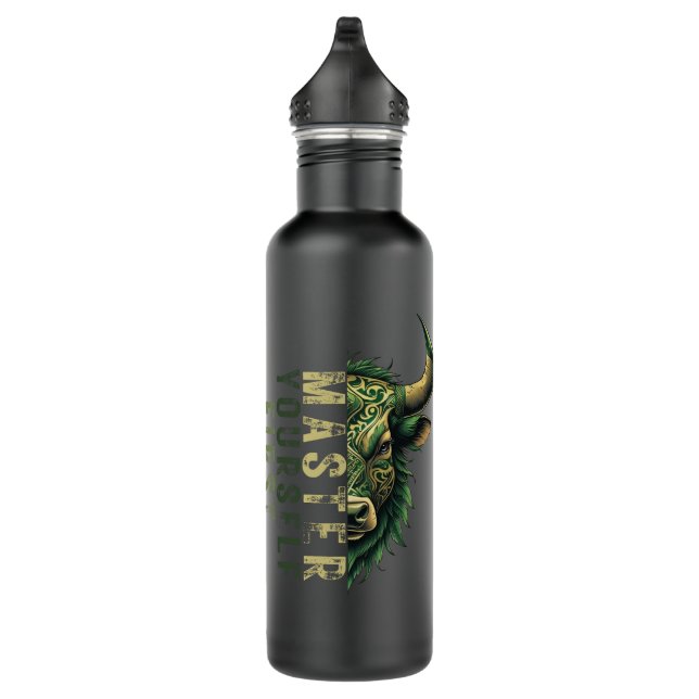 Forex mindset | Motivation | Bull market  Stainless Steel Water Bottle (Right)