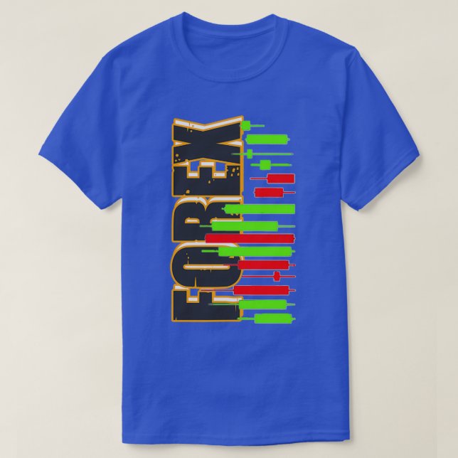 Forex Trader Candles T-Shirt (Design Front)