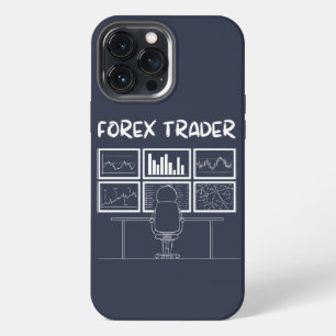 Forex Trader Funny Logo iPhone 13 Pro Max Case
