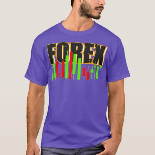Forex Trading Candles T_Shirt