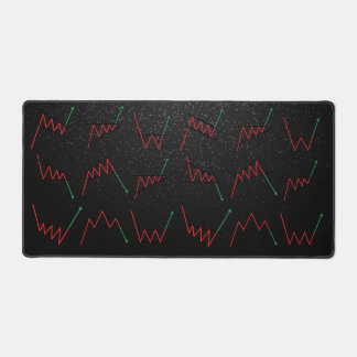 Forex trading chart design desk mat