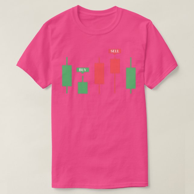 Forex Trading Investment Candlesticks Stock market T-Shirt (Design Front)