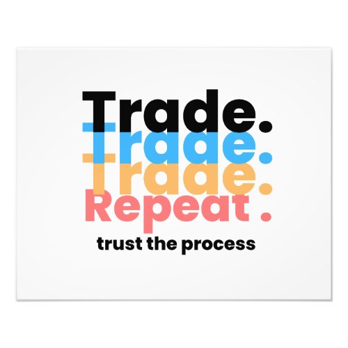 Forex Trading Process  Photo Print