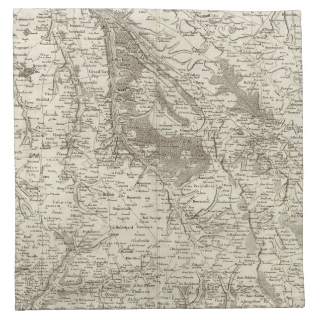 Forges, Neufchatel Cloth Napkin (Front)