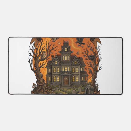Forget Candy Just Give Me Alpaca Halloween Ghost W Desk Mat