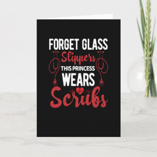 Forget glass slippers this princess wears scribs card