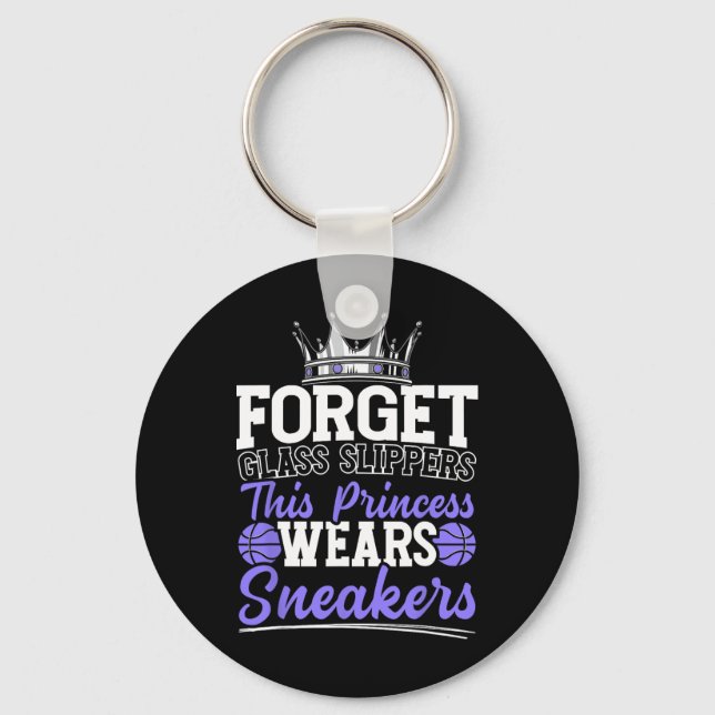 Forget Glass Slippers This Princess Wears Sneakers Keychain (Front)