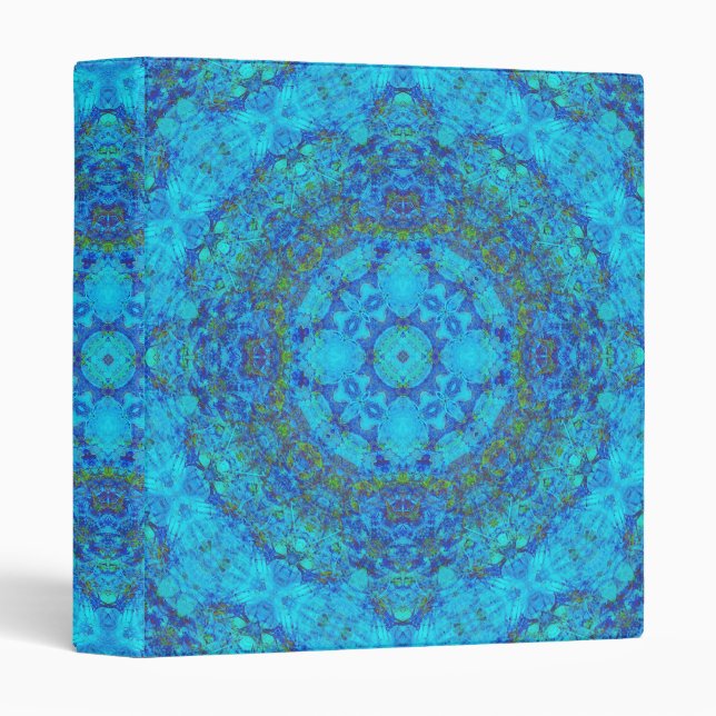 "Forget-Me-Knot" Mandala binder (Front/Spine)