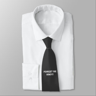 FORGET ME KNOT NECK TIE