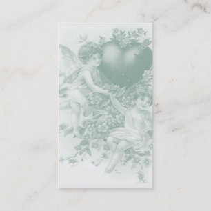 Forget me knot Valentine in blue Business Card