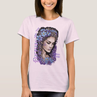 Forget Me Not Alzheimer Awareness T-Shirt