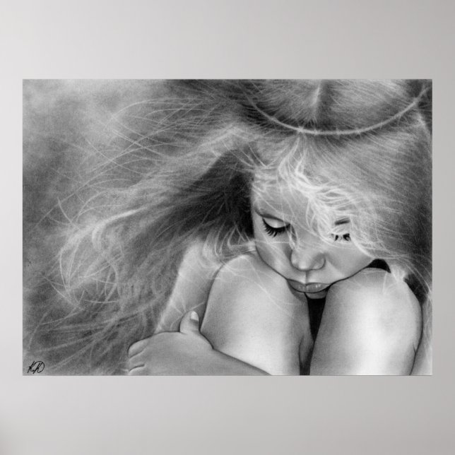 Forget me not angel Print/poster Poster (Front)