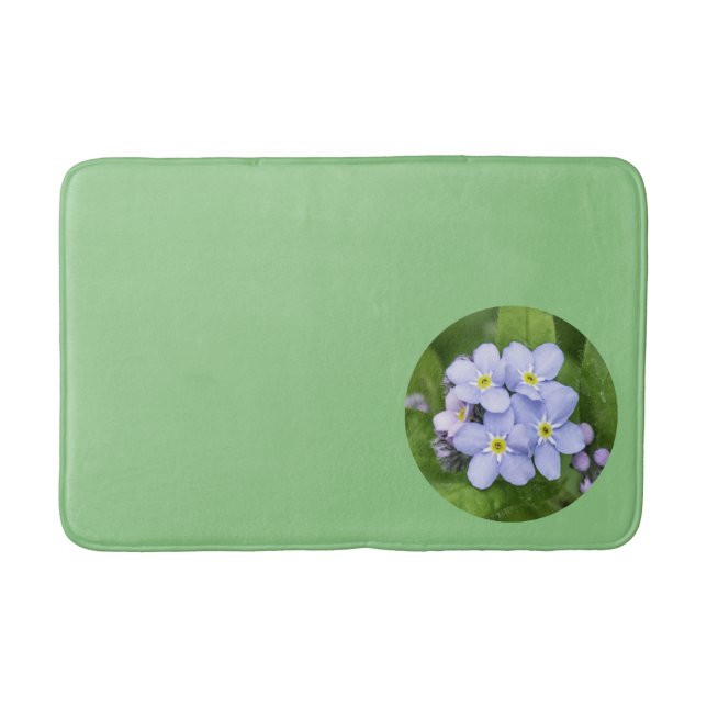 Forget-me-not,  bath mat (Front)