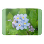 Forget-me-not,  bath mat